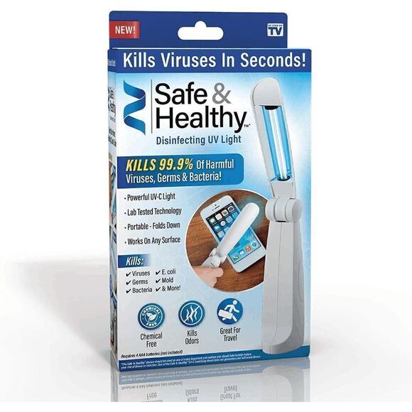 Portable Safe and Healthy Disinfecting Sanitizing UV-C Light Wand NEW IN BOX - Picture 14 of 15